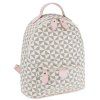 Dámský batoh JBFB 319 béžový potisk