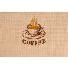 Dárková sada vaflových utěrek 6 ks Káva – pohled 2