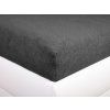 Aaryans Froté prostěradlo tmavě šedé