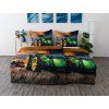 Aaryans povlečení 3D Traktor zelený 140x200/70x90cm - pohled 2