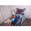 Dětské bavlněné povlečení Liga Spravedlnosti II. 140x200/70x90 cm