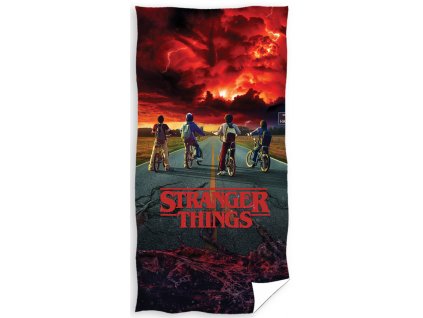 Osuška Stranger Things Storm guards 70x140cm