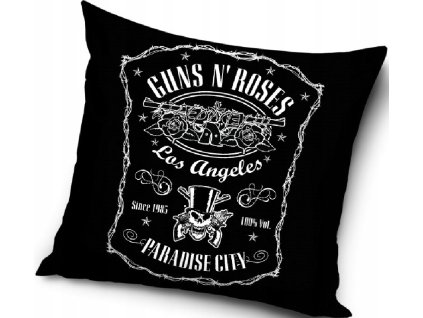 Polštářek Guns N´Roses, Paradise City, 45x45 cm