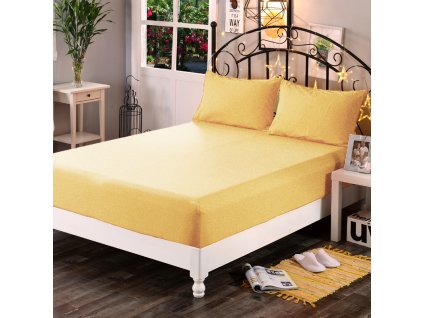 Aaryans Froté prestieradlo Žltá