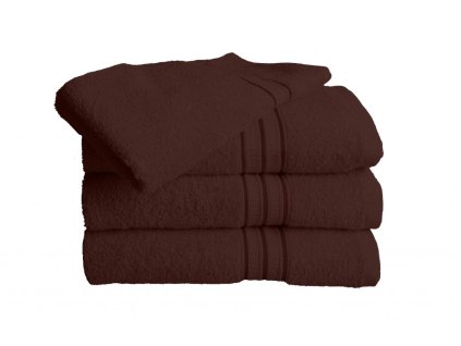Froté osuška Stella tmavohnedá 70x140 cm