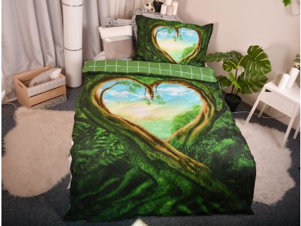 Posteľná bielizeň Aaryans 3D Nature 140x200/70x90cm