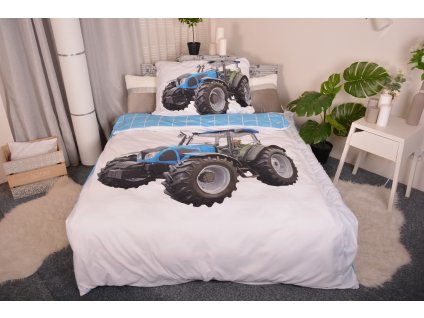 Aaryans obliečky 3D Traktor 140x200/70x90cm