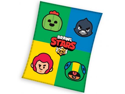 Detská deka Brawl Stars portréty 110x140cm