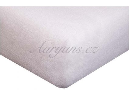 24455 detske prosteradlo frote 60x120 cm bile