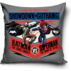 Obliečka na vankúš BATMAN VS SUPERMAN GREY 40x40cm