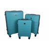 Sada 3 skořepinových kufrů PPL10 pastelově modrá all
