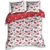 Bavlněné povlečení Vánoční Sobi 140x200/70x90