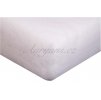 24455 detske prosteradlo frote 60x120 cm bile