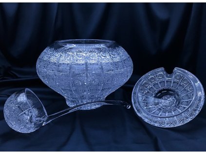 Krištáľová súprava na bowle