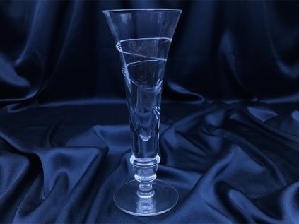 Krištáľová váza 19 cm