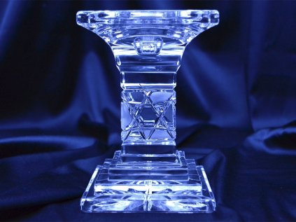 Krištáľový svietnik 13,5 cm