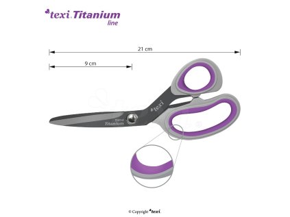 Nožničky Titanium 8 1/4" (21 cm)