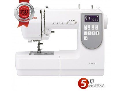 Šijací stroj Janome DC 6100 + STOLČEK