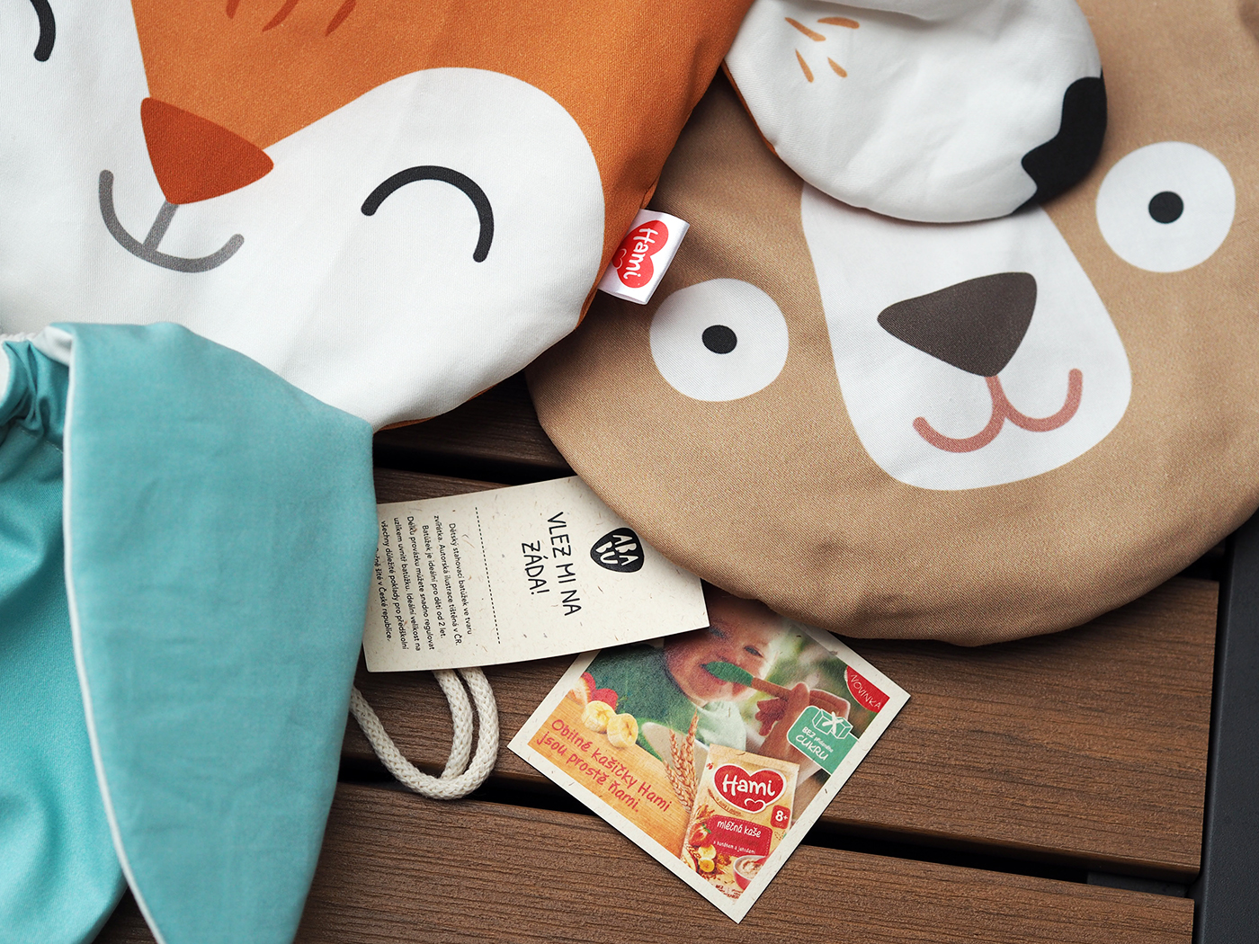 Batůžky pro HAMI soutěž