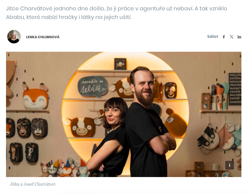 Jitka & Josef v CzechCrunchi