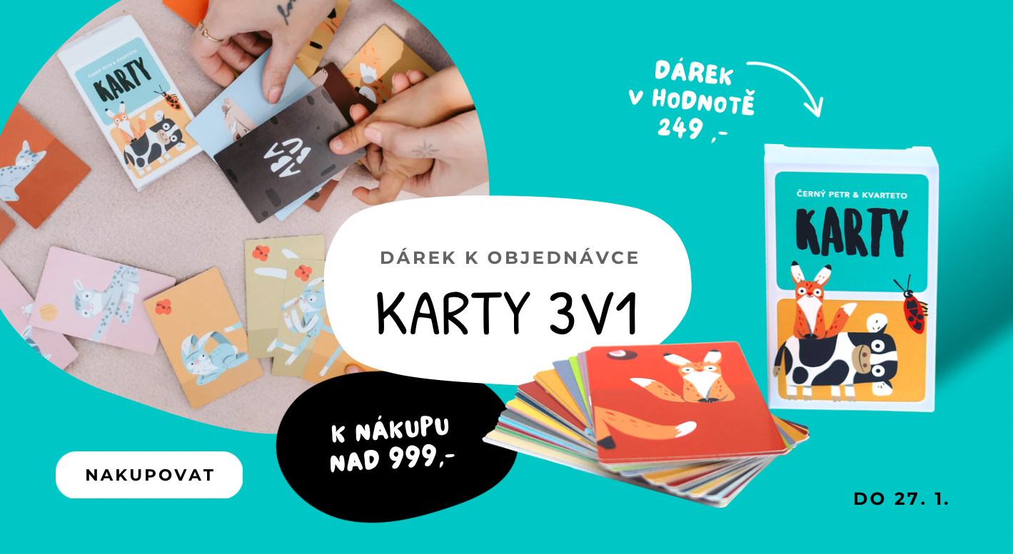 Karty 3v1 jako dárek