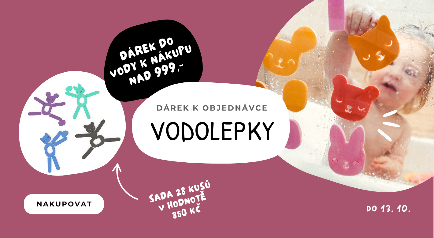 Vodolepky jako dárek k nákupu nad 999,-