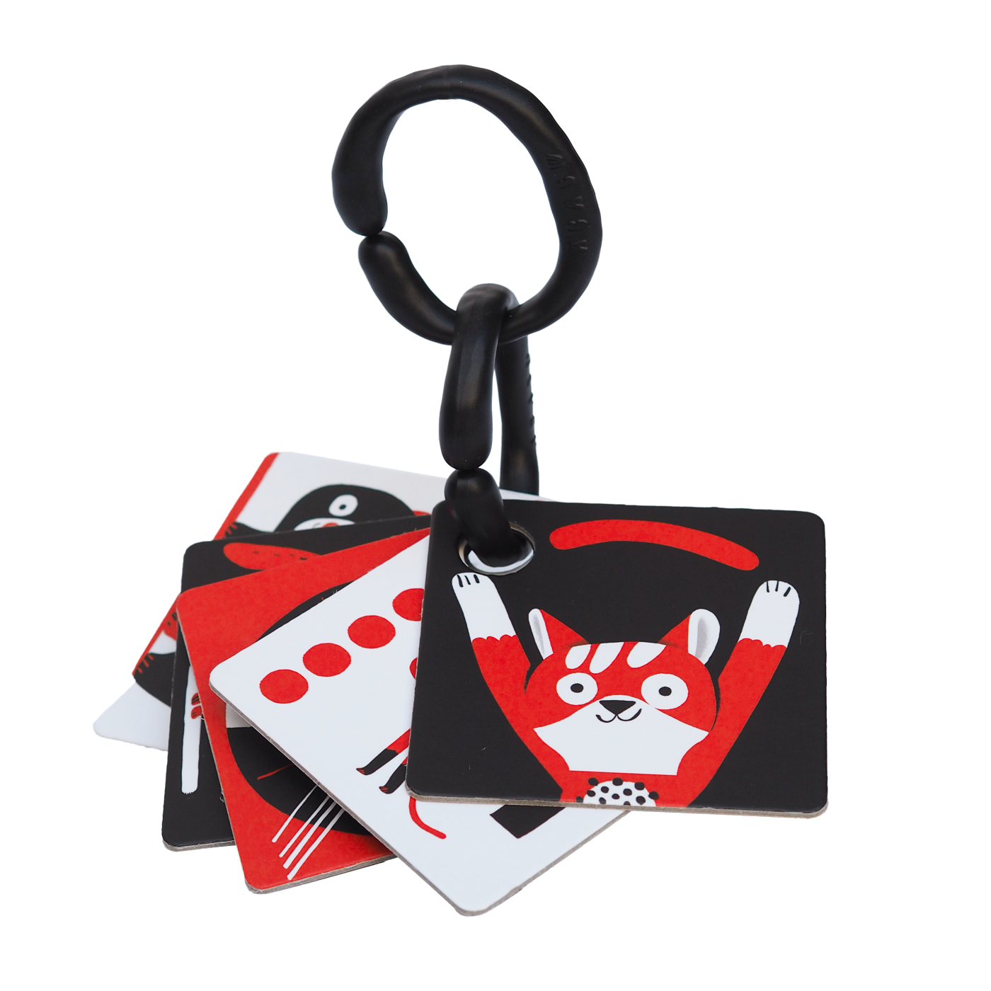 Kontrastní karty na kočárek / Abakuk