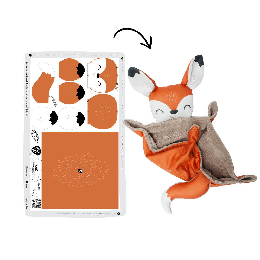 Levně Panel na šití / Muchláček / Lišák