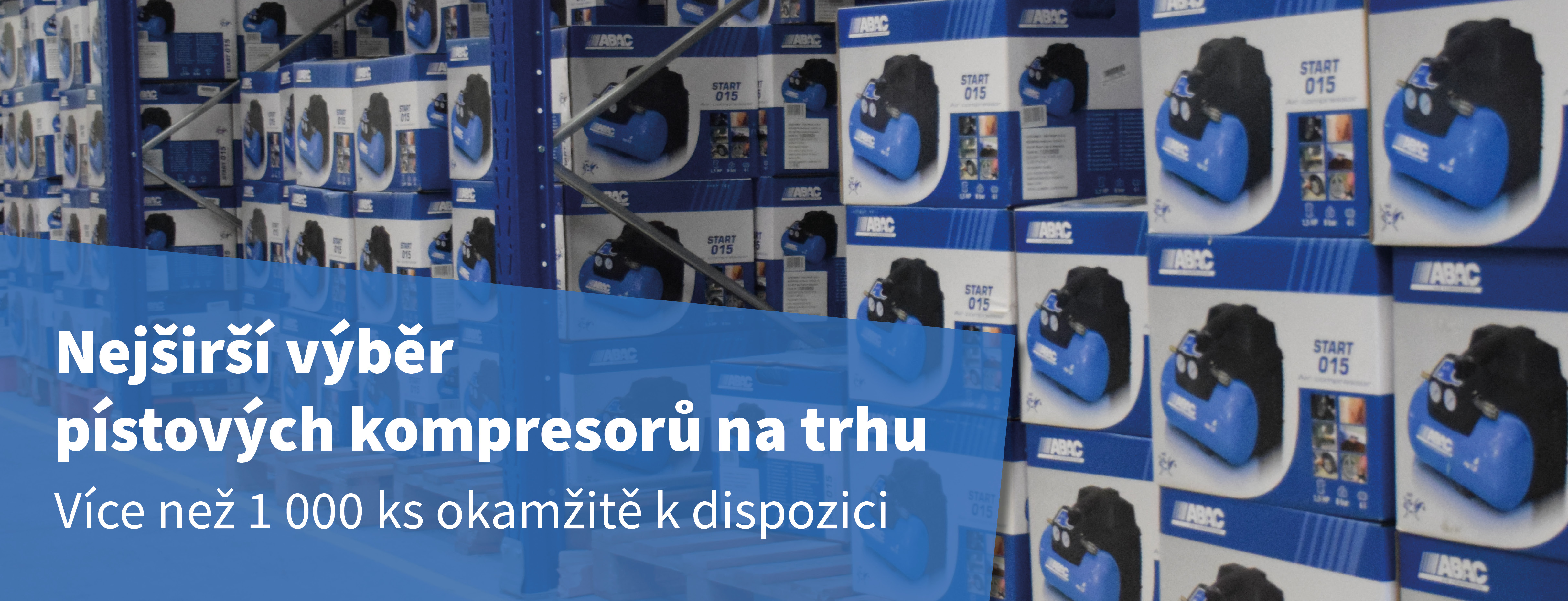 Nejširší výběr pístových kompresorů v ČR