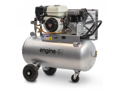 Benzínový kompresor Engine Air EA4-3,5-100CP  príkon 3,5 kW, sací výkon 320 l/min, tlak 10 bar, vzdušník 100 l