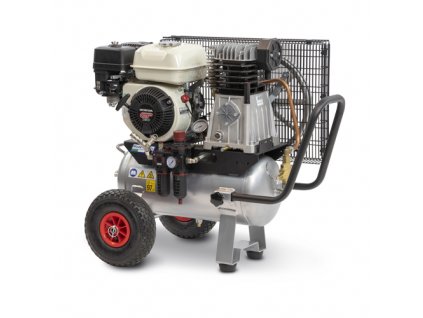 Benzínový kompresor Engine Air EA5-3,5-24CP  príkon 3,5 kW, sací výkon 411 l/min, tlak 10 bar, vzdušník 24 l