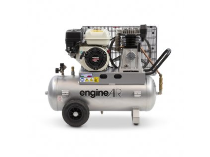 Benzínový kompresor Engine Air EA5-3,5-50CP  príkon 3,5 kW, sací výkon 411 l/min, tlak 10 bar, vzdušník 50 l