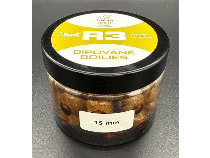 Dipované boilies R3 15mm