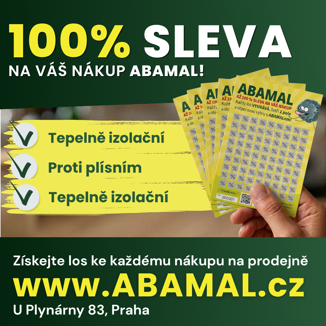 Nakupte ABAMAL na naší prodejně a setřete si slevu až 100 %