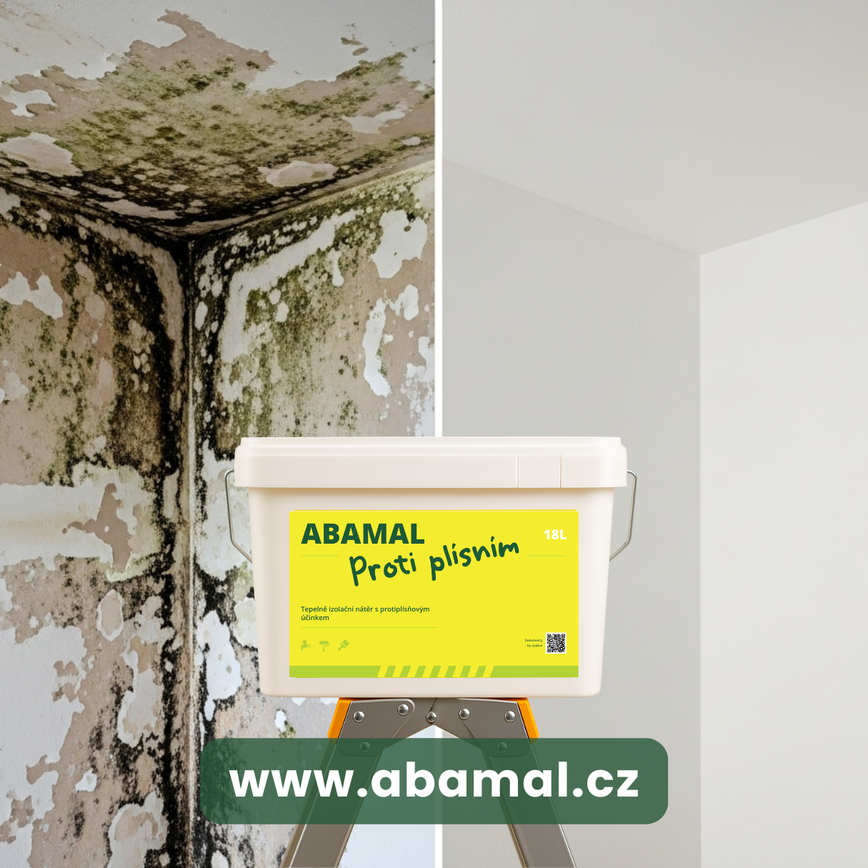 Už žádná plíseň! ABAMAL zajistí čistý a zdravý domov