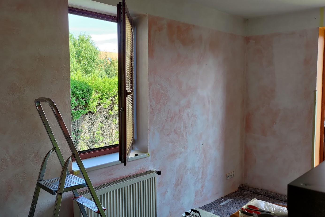 Likvidácia plesne a zateplenie stien v byte