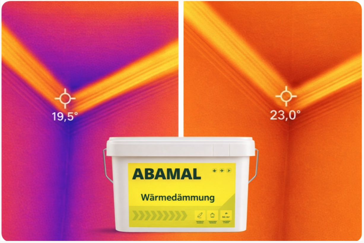 Einfluss der ABAMAL-Beschichtung auf die Oberflächentemperatur und den Wärmekomfort von Wänden