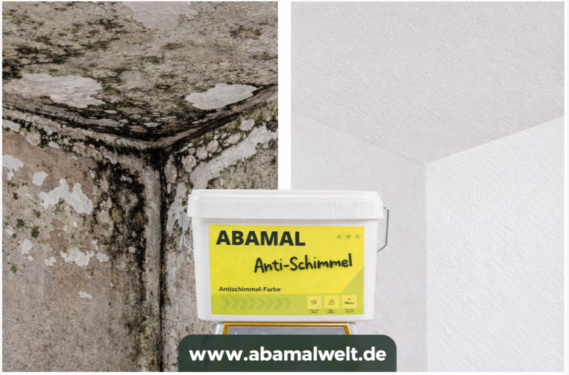 Nie wieder Schimmel! ABAMAL sorgt für ein sauberes und gesundes Zuhause.