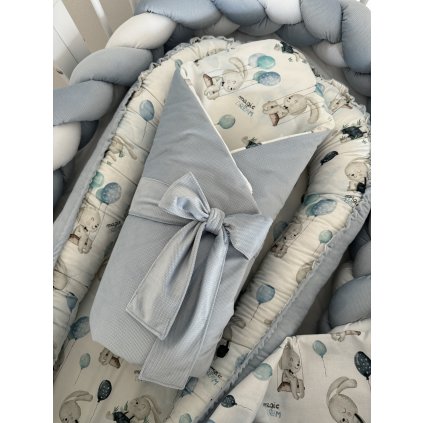 Zavinovačka pre bábätko - Magic dreams (Farba velvet látky 2 V1 - Svetloružová)