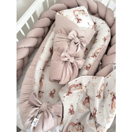 1597 2 set do postielky 3v1 jednorozec