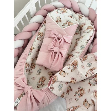 1624 2 set do postielky 3v1 zajacik v zahradke