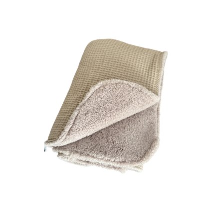 Barančeková deka - Vafle (Farba barančeka BR1 - Biela, Farba vafle VF1)