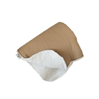 Brančeková deka - Mušelín (Farba barančeka BR1 - Biela, Farba mušelínu MU1 - Biela)