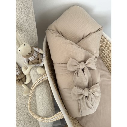 2500 muselinova zavinovacka pre babatko tmava bezova mu16