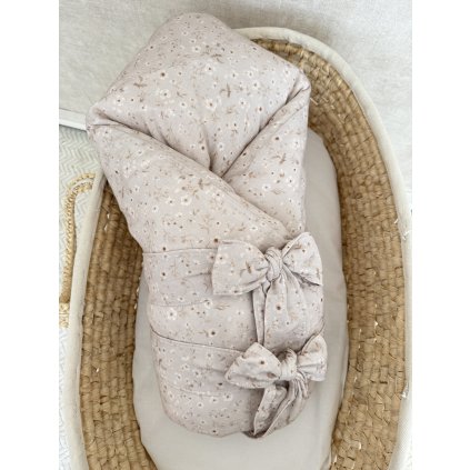 2623 muselinova zavinovacka s dvoma maslami summer flowers