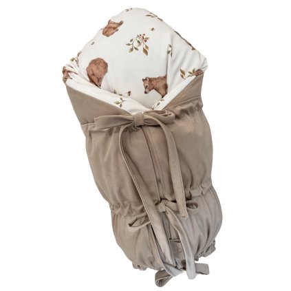 4585 paperova snurovacia zavinovacka hnedy medvedik