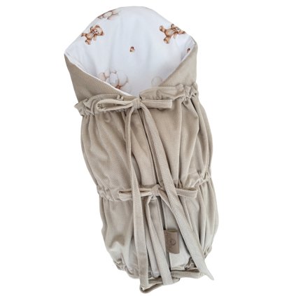 5125 snurovacia zavinovacka pre chlapceka medvedik v oblakoch