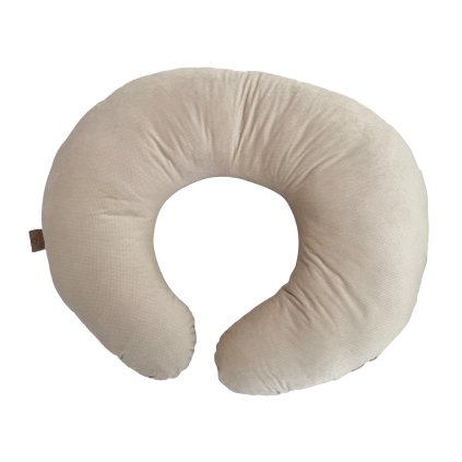 Vankúš na dojčenie - Velvet (Farba velvet látky 2 V1 - Svetloružová)