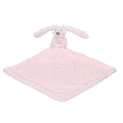 Mojkáčik zajačik Richie s dečkou ružový veľkosť : 28cm