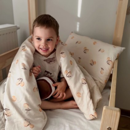 Set paplón a vankúš s výplňou - Citróny 100cm x 135cm